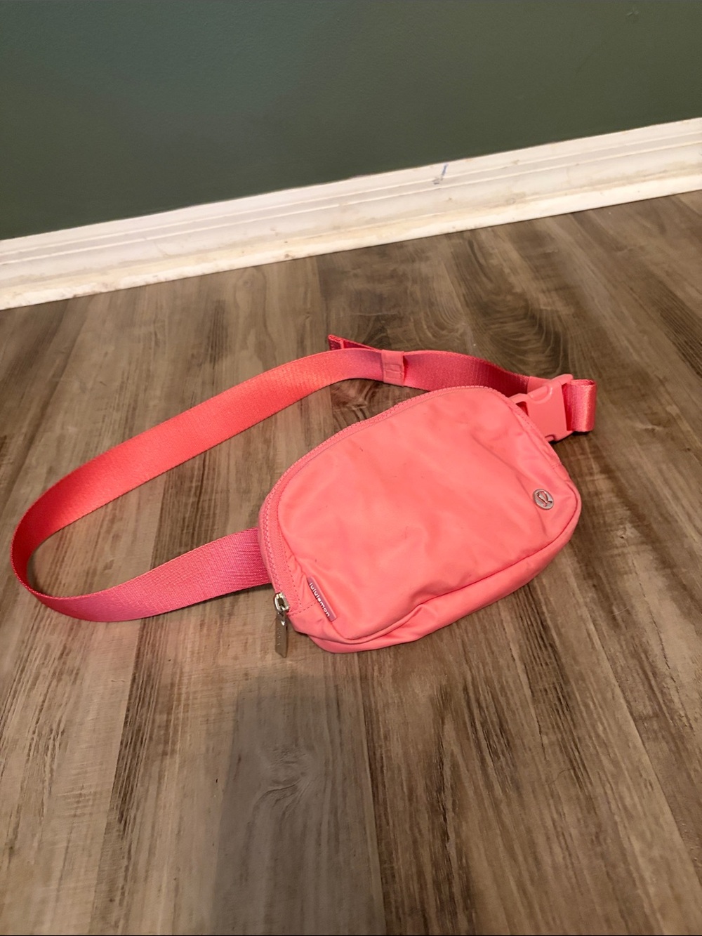 lululemon athletica Coral Pink Crossbody Belt Bag